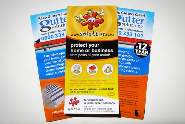 DL Combo Brochure featuring Splatter Pest Control