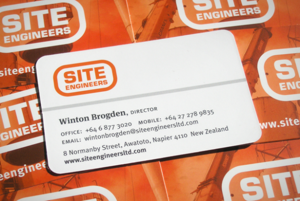 Site Engineers business cards